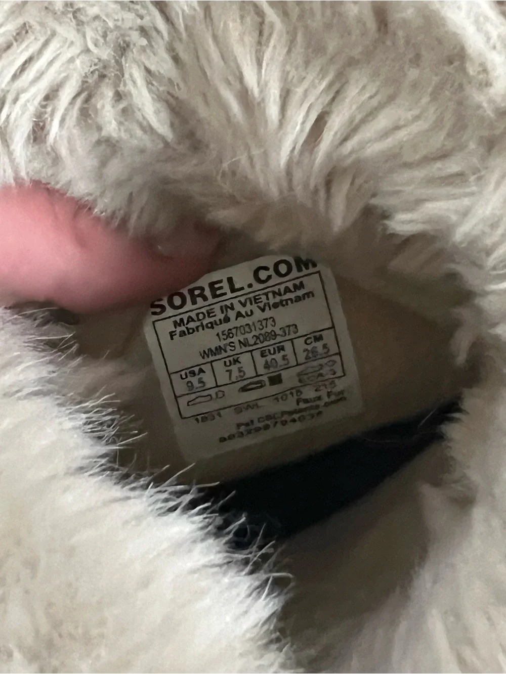 Sorel Cream Faux-Fur Lined Winter Boot